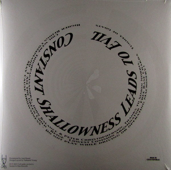 constant shallowness leads to evil - Col Vinyl LP